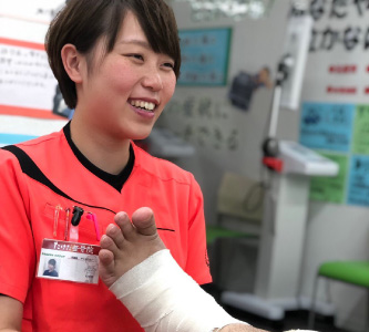 施術中